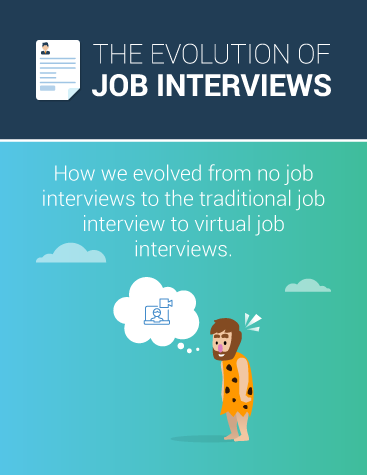 The Evolution of Job Interviews Infographic